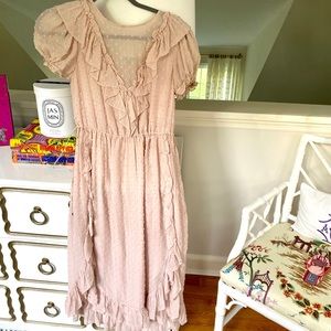 Ulla Johnson blush silk dress